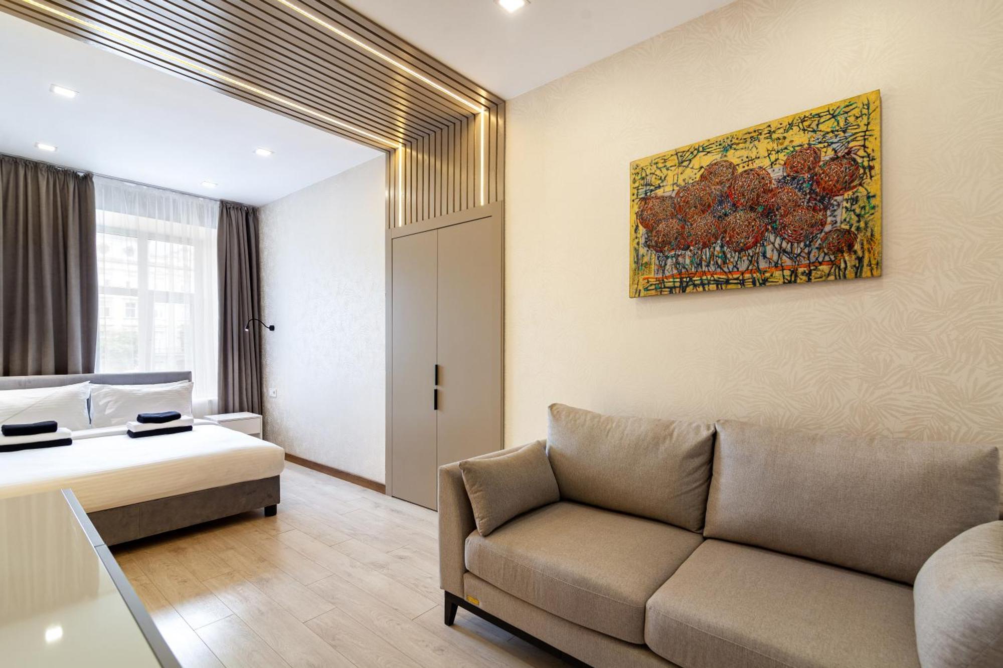 Alfa Apartments Svobody 39 Lviv Exteriör bild